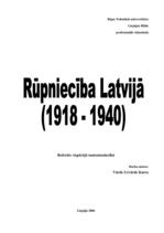 Реферат 'Rūpniecība Latvijā (1918.-1940.)', 1.