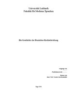 Реферат 'Die Geschichte der Deutschen Rechtschreibung', 1.