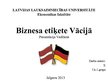 Презентация 'Biznesa etiķete Vācijā', 1.
