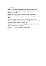 Эссе 'Hinduism: Philosophy, Practices, and Cultural Influence', 5.