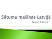 Презентация 'Siltuma mašīnas Latvijā', 1.