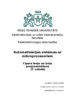 Конспект 'Automatizācijas sistēmas ar mikroprocesoriem', 1.