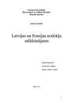 Реферат 'Latvijas un Somijas nodokļu salīdzinājums', 1.