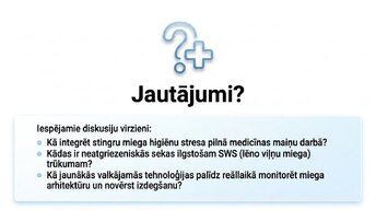 Презентация 'Miega nozīme smadzeņu atjaunošanā un izdegšanas profilaksē', 14.