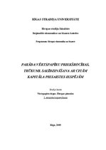 Конспект 'Parāda vērtspapīru priekšrocības, trūkumi. Salīdzināšana ar citām kapitāla piesa', 1.