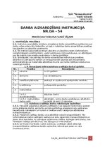 Образец документа 'Darba aizsardzības instrukcija mikroautobusa vadītājam', 1.
