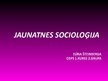 Презентация 'Jaunatnes socioloģija', 1.