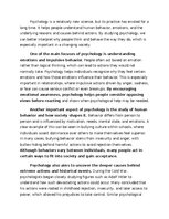 Эссе 'Essay about psychology', 1.