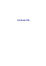 Реферат 'Art in Our Life', 1.