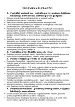 Конспект 'Fizioterapija neiroloģijā - eksāmena jautājumi', 1.