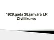 Презентация '1937.gada Civillikums', 1.