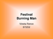 Презентация 'Burning Man Festival', 1.