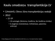 Презентация 'Kaulu smadzeņu transplantācija', 4.