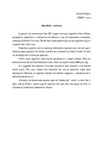 Конспект 'Algorithms – summary', 1.