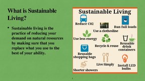 Презентация 'Sustainable Living', 2.
