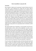 Эссе 'Pets and responsibility in a young person’s life', 1.