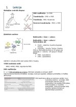 Конспект 'RSU Molekulārā un šūnu bioloģija 1. kolokvijam vajadzīgais konspekts', 1.