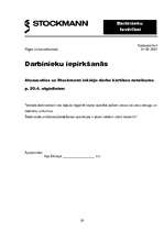 Отчёт по практике 'Prakses atkskaite lietvedībā Stockmann uzņēmumumā', 29.