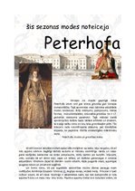 Эссе 'Peterhofa', 1.