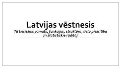 Презентация 'Izdevums "Latvijas Vēstnesis"', 1.