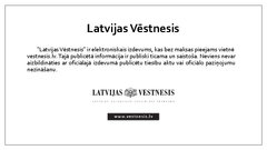 Презентация 'Izdevums "Latvijas Vēstnesis"', 2.