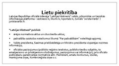 Презентация 'Izdevums "Latvijas Vēstnesis"', 10.