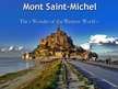 Презентация 'Mont Saint-Michel - The Wonder of the Western World', 1.