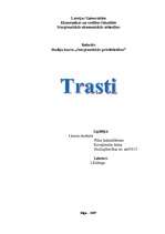 Реферат 'Trasti', 1.