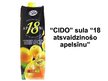 Презентация 'SIA "Cido Grupa" sulas "18 atsvaidzinošo apelsīnu" produkta tirgzinību plānošana', 2.