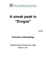 Реферат 'A Sneak Peak in "Drogas"', 1.
