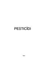 Реферат 'Pesticīdi', 1.