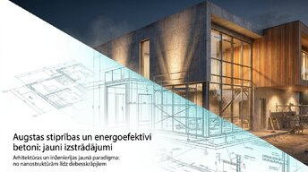Презентация 'Augstas stiprības un energoefektīvi betoni', 1.