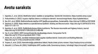 Презентация 'Augstas stiprības un energoefektīvi betoni', 12.