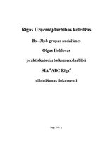 Реферат 'SIA "ABC Rīga" dibināšanas dokumenti', 1.