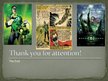 Презентация 'The Green Lantern', 12.