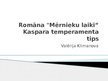 Презентация 'Romāna "Mērnieku laiki" Kaspara temperamenta tips', 1.