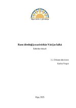 Реферат 'Rasu ideoloģija nacistiskās Vācijas laikā', 1.