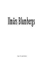 Реферат 'Ilmārs Blumbergs', 1.
