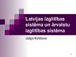 Презентация 'Latvijas un ārvalstu izglītības sistēma', 1.