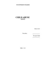 Реферат 'Child Abuse', 1.