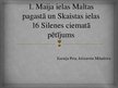Презентация '1.Maija ielas Maltas pagastā un Skaistas ielas 16 Silenes ciematā pētījums', 1.