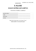 Образец документа 'Saules sistēma un planētas', 1.