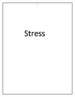 Реферат 'Stress', 1.