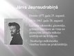 Презентация 'Jānis Jaunsudrabiņš', 2.