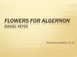 Презентация 'Daniel Keyes "Flowers for Algernon"', 1.