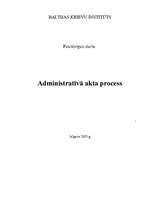 Реферат 'Administratīvā akta process', 1.