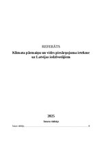 Реферат 'Klimata pārmaiņu un vides piesārņojuma ietekme uz Latvijas iedzīvotājiem', 1.