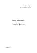 Реферат 'Trimdas literatūra. Veronika Strēlerte', 1.