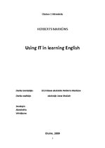 Реферат 'Using IT in Learning English', 1.