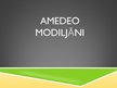 Презентация 'Amedeo Modiljani', 1.